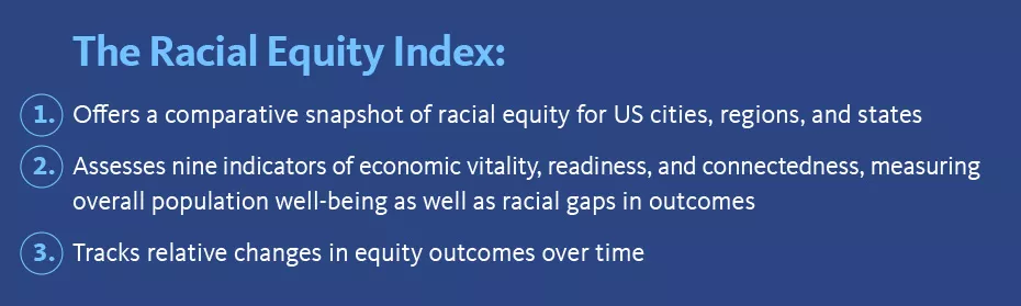 Description of what the Racial Equity Index does